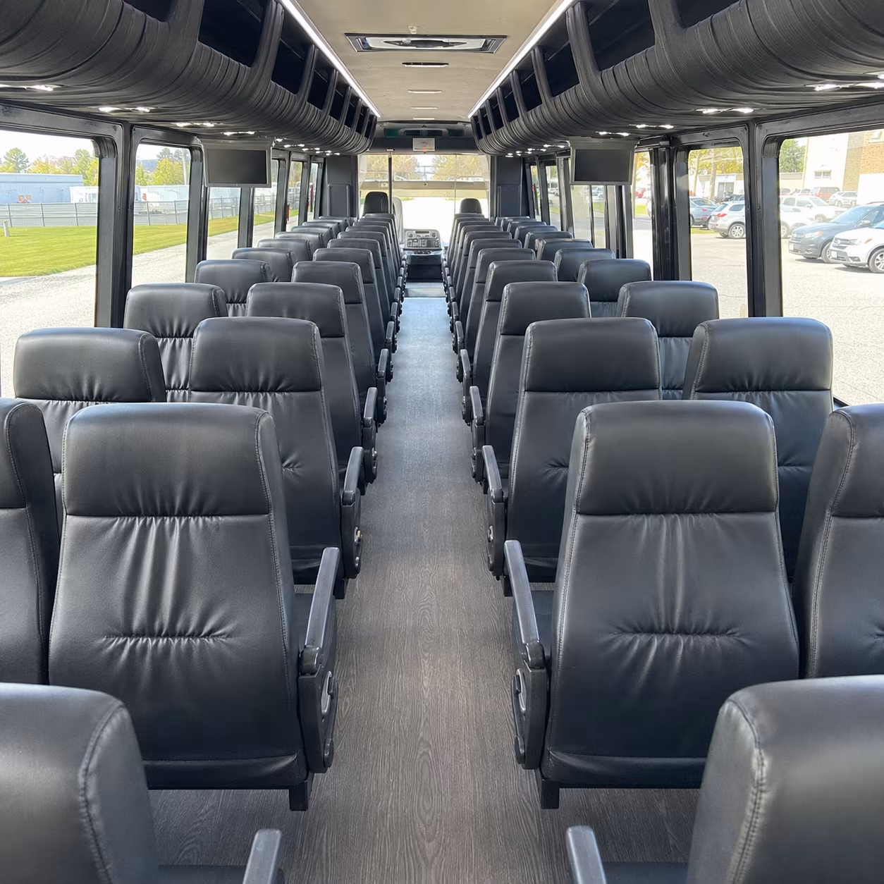 charter buses for paterson wedding parties heading to the venue