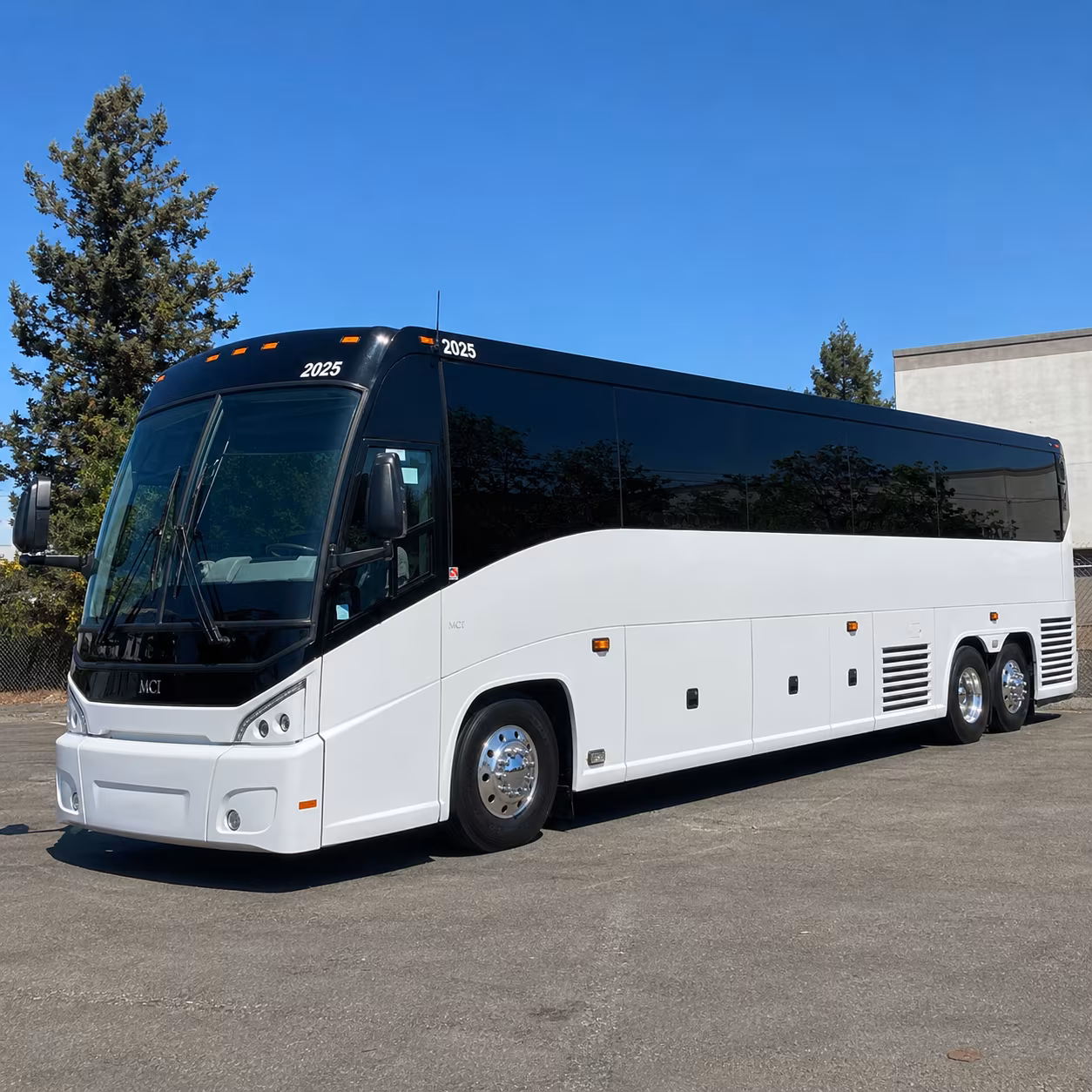 employee shuttle buses between paterson and the meadowlands business complex