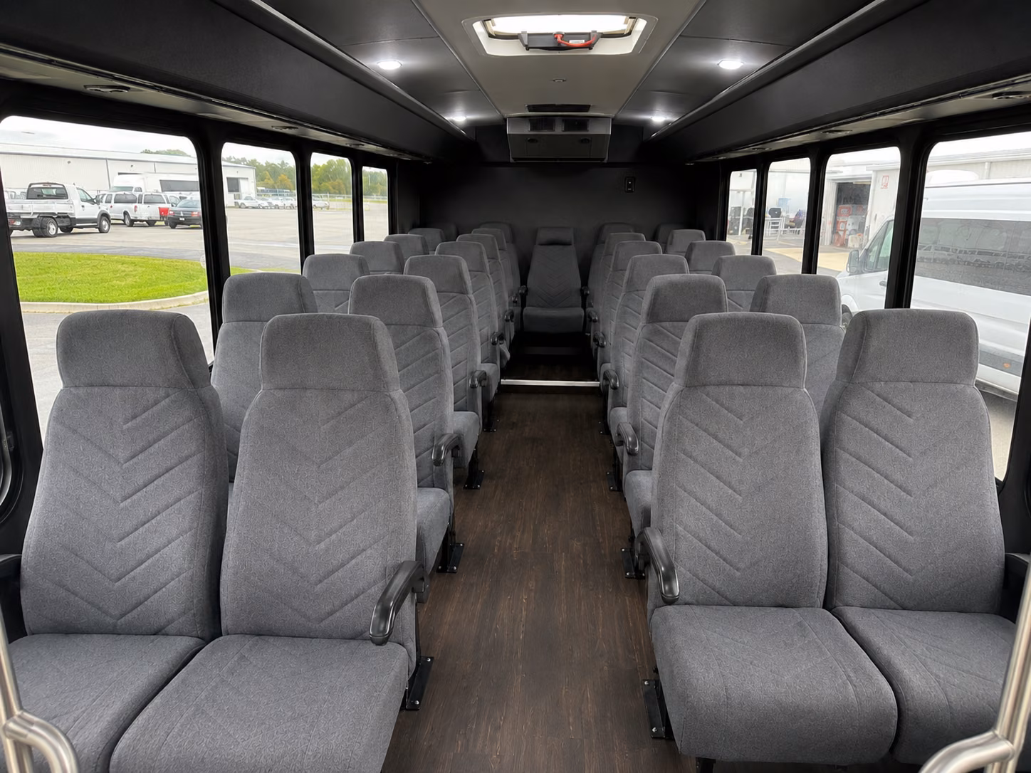 paterson 15 passenger minibus inside