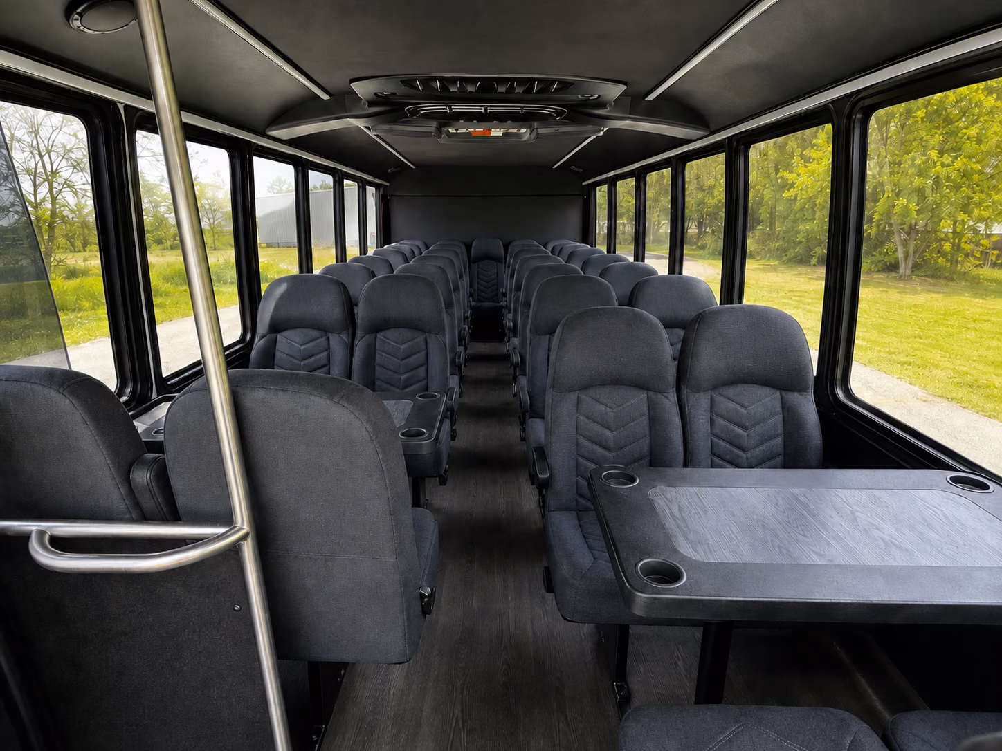 paterson 15 passenger minibus interior
