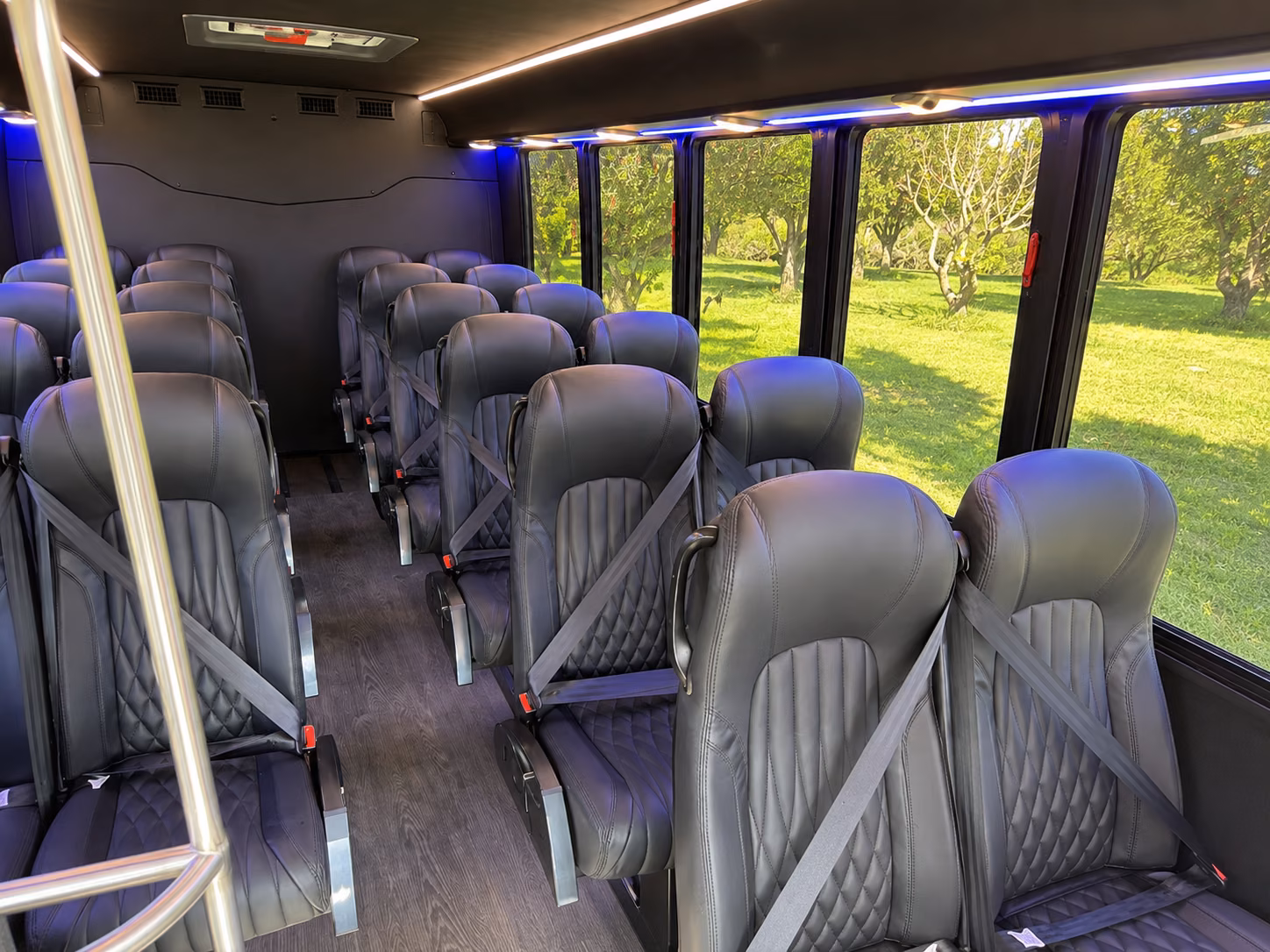 paterson 20 passenger minibus inside