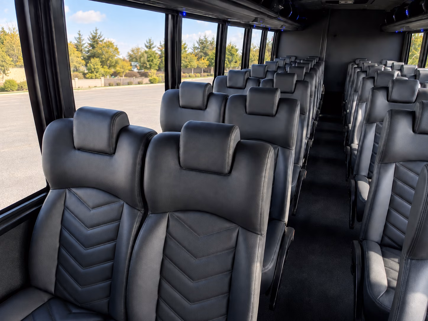 paterson 20 passenger minibus interior