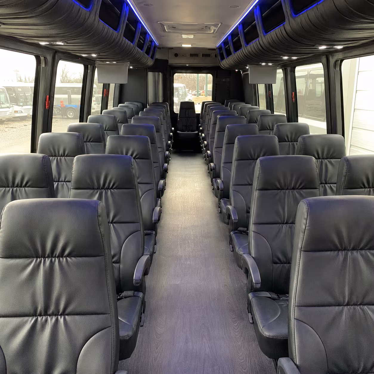 paterson 28 passenger minibus inside