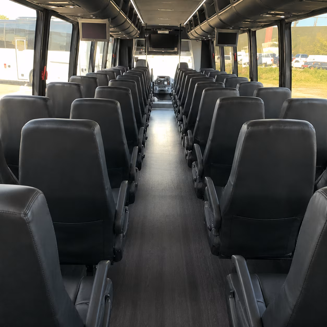 paterson 28 passenger minibus interior